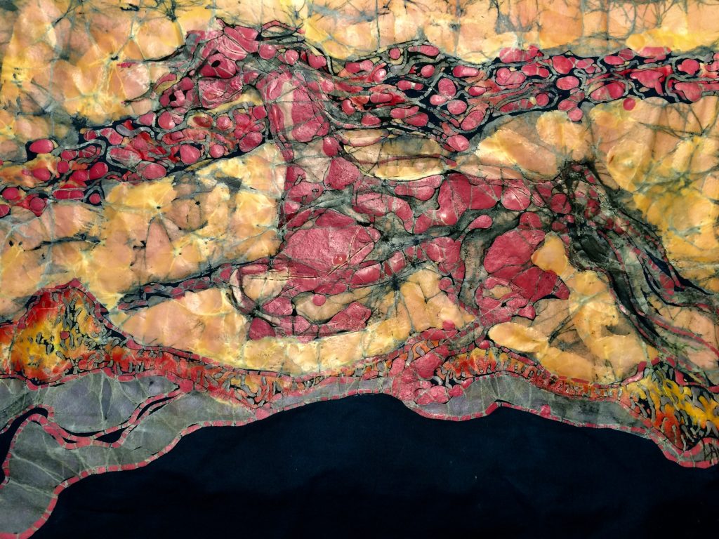 batik art of a horse
